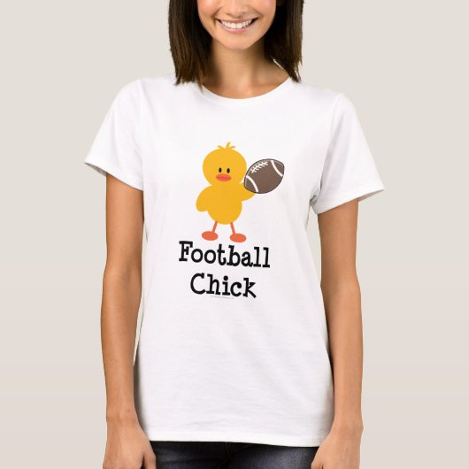 Football Chick T shirt (Voorkant)