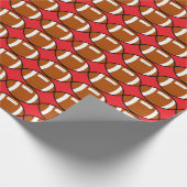 FOOTBALL CHRISTMAS WRAPPING PAPER CADEAUPAPIER (Hoek)