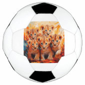 Football - Cinq Lions Cubs Artwork (Devant)