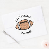 Football Classic Ronde Sticker (Envelop)