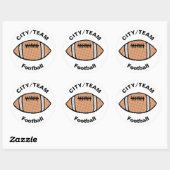 Football Classic Ronde Sticker (Vel)