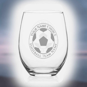 Football Club Supporter Wijnglas Zonder Voet