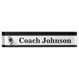 Football Coach DIY-naam Naambordje
