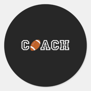 Football Coach T Apprecied Cadeau voor touringcars Ronde Sticker