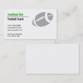 Football Coach Visitekaartje (Voorkant / Achterkant)