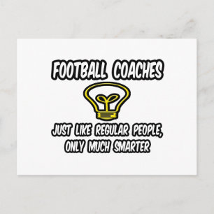 Football coaches...gewone mensen, alleen slimmer briefkaart