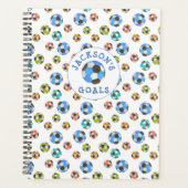 Football coloré Ajouter Votre Nom Buts (Devant)