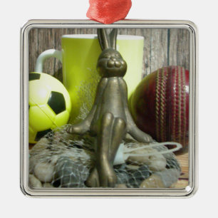 Football Cricket spectator Sport Metalen Ornament