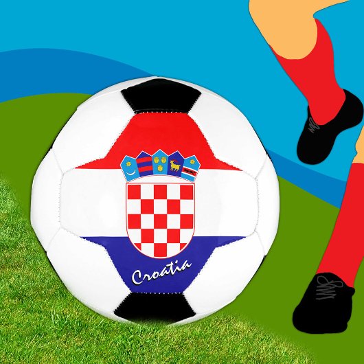 Football Croatie & Drapeau Croate / Sports