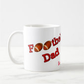 Football Dad Cute Personalized Koffiemok (Links)