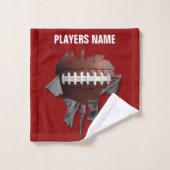 Football déchiré (Gant de toilette)