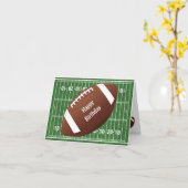 Football Design Carte de voeux Anniversaire (Fleur jaune)