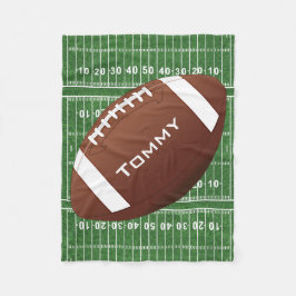 Football Design Fleece Blanket Deken