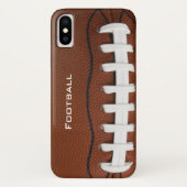 Football Design iPhone X Coque (Dos)
