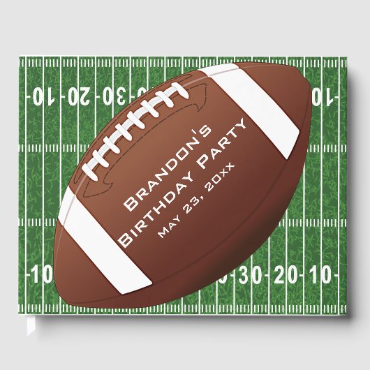 Football Design Livre d'or (Recto)