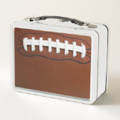 Football Design Metal Lunchbox (Dos)