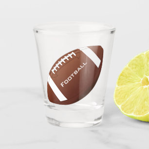 Football Design Shot Glass Glas