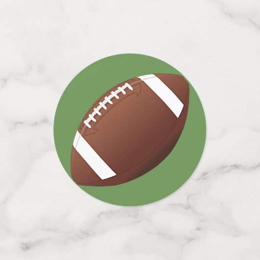 Football Design Table Confetti (Petit recto)