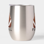 Football Design Vin Thermique Tumbler (Droite)