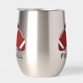 Football Design Vin Thermique Tumbler (Droite)