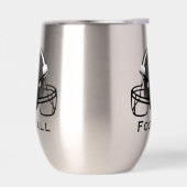 Football Design Vin Thermique Tumbler (Gauche)
