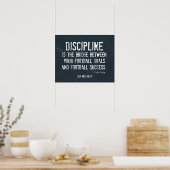 Football Discipline Poster in Denim (Cuisine)