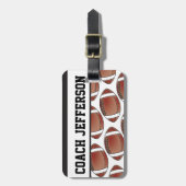 Football | DIY-tekst Bagagelabel (Voorkant verticaal)