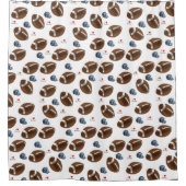 Football douchegordijn (Voorkant)