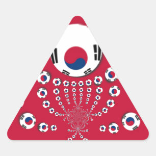 Football. Driehoek Sticker