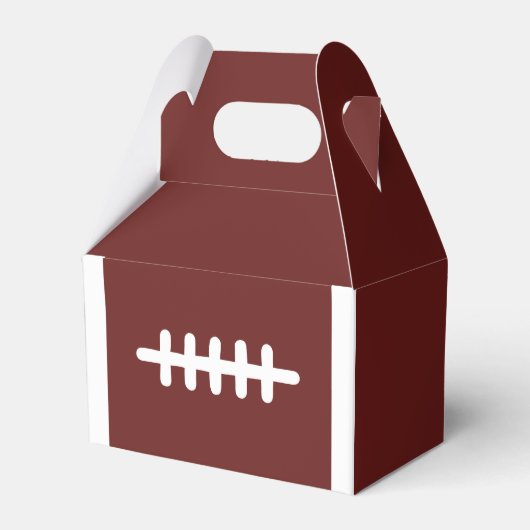 Football Eerste Jaar Down Verjaardag Bedankdoosjes (Voorkant Zijde)