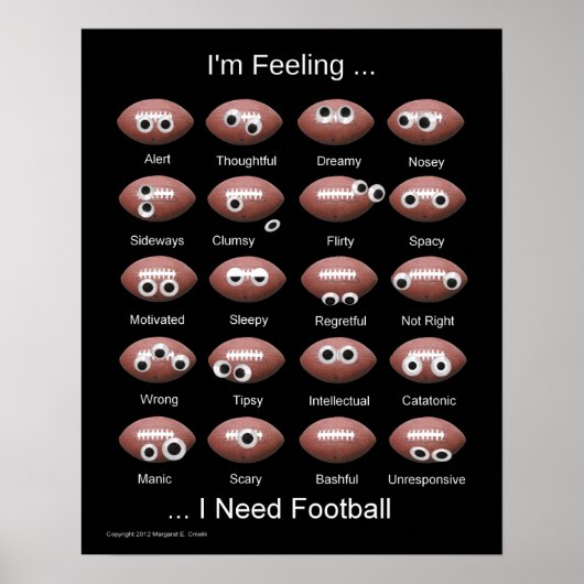 Football Emotion Poster (Voorkant)