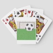 Football en doel pokerkaarten (Achterkant)