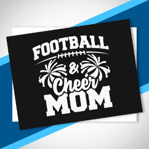 Football en kronkel mam - High School Sports Briefkaart