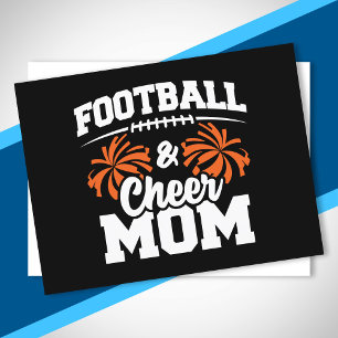 Football en kronkel mam - High School Sports Briefkaart
