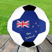 Football en Nouvelle-Zélande et drapeau néo-zéland