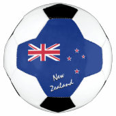 Football en Nouvelle-Zélande et drapeau néo-zéland (Devant)
