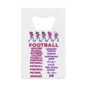 Football en plusieurs langues -Fußball Calcio Soc