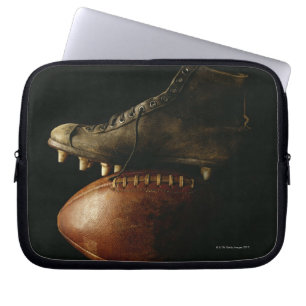 Football en reiniging laptop sleeve