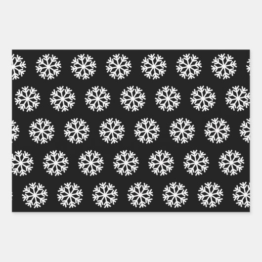 Football en Snowflake Red en Black Kerstmis Inpakpapier Vel (Voorkant 3)