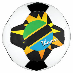Football en Tanzanie et drapeau tanzanien / BANG
