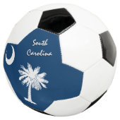 Football et drapeau de la Caroline du Sud / USA Sp (3/4)