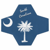 Football et drapeau de la Caroline du Sud / USA Sp (Plat)