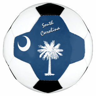 Football et drapeau de la Caroline du Sud / USA Sp