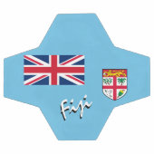 Football et drapeau fidjien / Sport (Plat)
