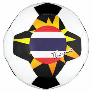 Football et drapeau thaïlandais / BANG