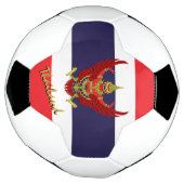 Football et drapeau thaïlandais / Sport (Tourné)