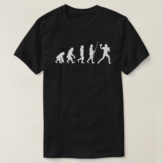 Football - Evolutie - Donkere editie T-shirt (Design voorkant)