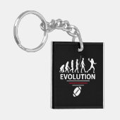 Football evolutie sleutelhanger (Voorkant Links)