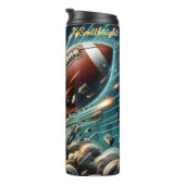 Football explosie in het stadion thermosbeker (Geroteerd rechts)