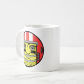 Football Face Café Mug (Devant gauche)